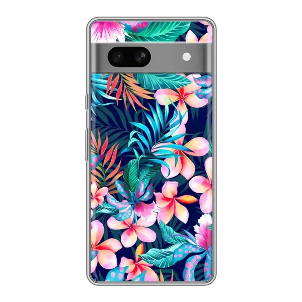 Чехол с принтом «Красочные цветы» для Google Pixel 7A Чехол с принтом «Красочные цветы» для Google Pixel 7A