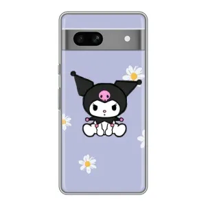 Чехол с кроликом Куроми на Google Pixel 7A (Куроми в цветах)