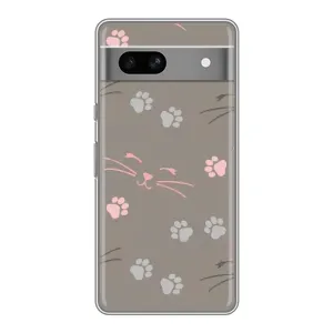 Чохол з принтом «Лапи і вуса» для Google Pixel 7A
