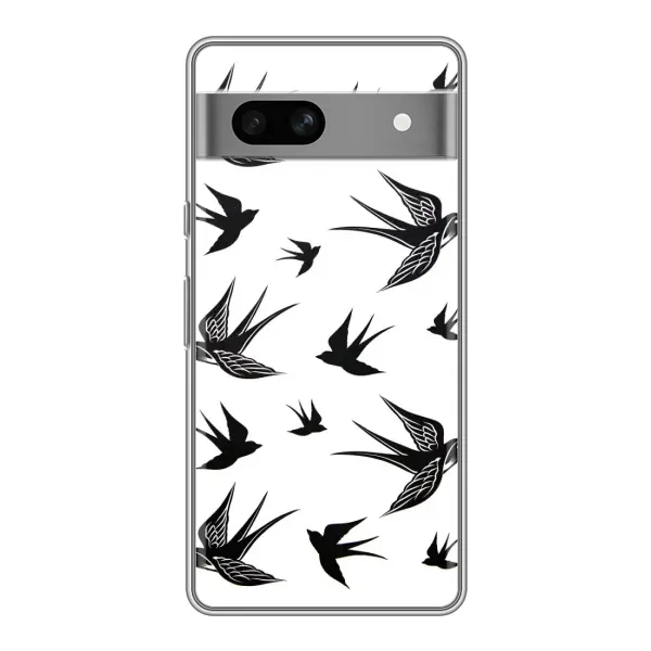 Чехол с принтом «Ласточки» для Google Pixel 7A
