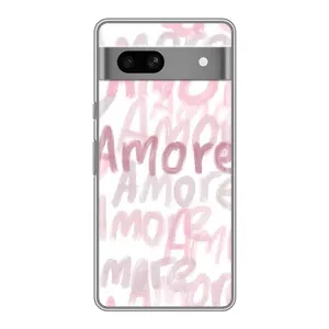 Чехол с принтом «Аморе любовь» для Google Pixel 7A