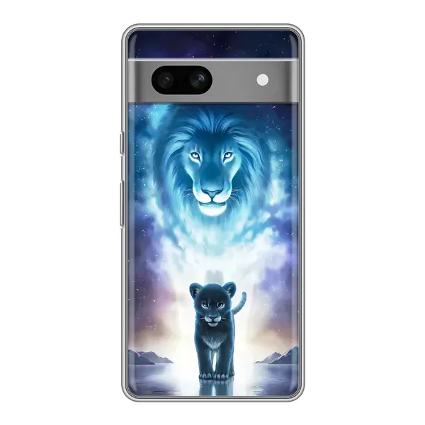 Чехол с принтом «Маленький лев» для Google Pixel 7A