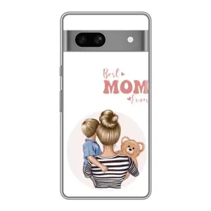Чохол з принтом «Мама і син» для Google Pixel 7A