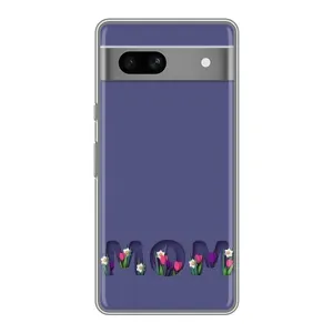Чохол з принтом «Мама в квітах» для Google Pixel 7A