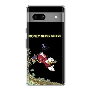 Чехол с принтом «Мани Скруджа» для Google Pixel 7A