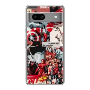 Чехол с принтом «Марвел Комикс» для Google Pixel 7A