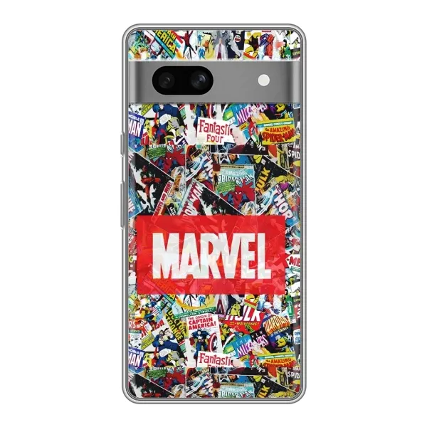 Чехол с принтом «Марвел комиксы» для Google Pixel 7A