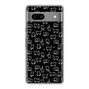 Чехол с принтом «Меленькие котики» для Google Pixel 7A