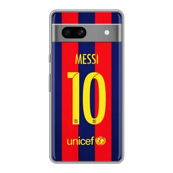 Чехол с принтом «Messi Barca 10» для Google Pixel 7A