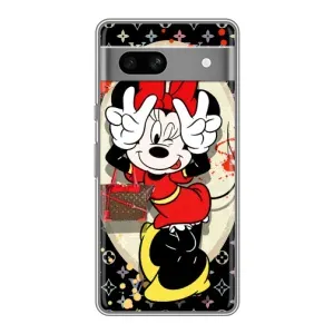 Чохол Disney Mouse Google Pixel 7A (PREMIUMPrint) (Мінні peace)
