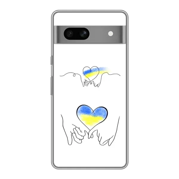 Чехол с принтом «Мир Украине» для Google Pixel 7A Чехол с принтом «Мир Украине» для Google Pixel 7A