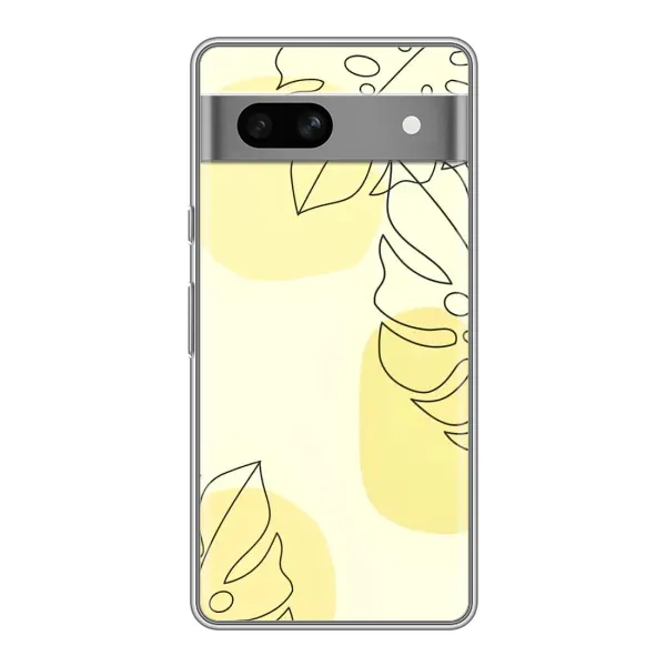 Чехол с принтом «Желтая монстера арт» для Google Pixel 7A Чехол с принтом «Желтая монстера арт» для Google Pixel 7A