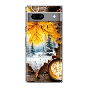 Чохол з принтом «Осінньо-зимова кава» для Google Pixel 7A