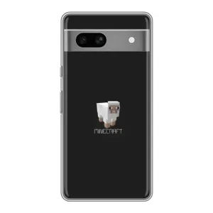 Чехол Майнкрафт на Google Pixel 7A (AlphaPrint) Minecraft (Овечка Майнкрафт)