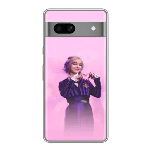Чехол с принтом «Яркая Энид Уэнздей» для Google Pixel 7A