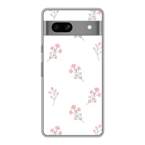 Чехол с принтом «Розовые цветы» для Google Pixel 7A