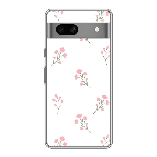 Чехол с принтом «Розовые цветы» для Google Pixel 7A Чехол с принтом «Розовые цветы» для Google Pixel 7A