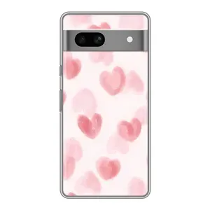 Чехол с розовым рисунком для Google Pixel 7A