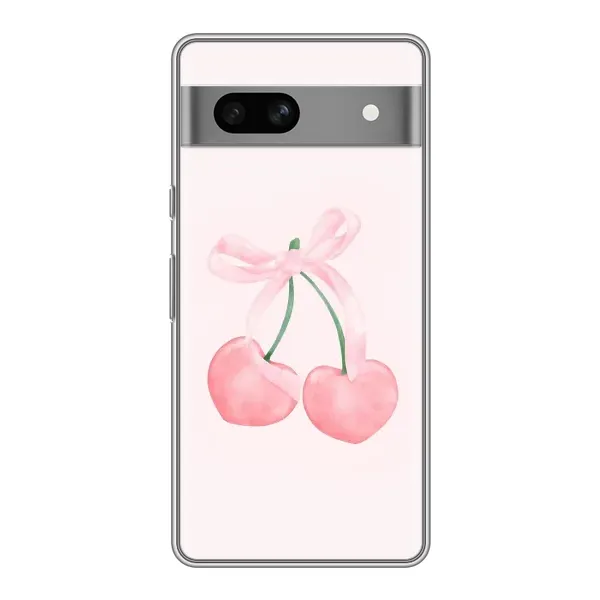 Чехол с принтом «Розовые вишни» для Google Pixel 7A Чехол с принтом «Розовые вишни» для Google Pixel 7A
