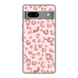 Чехол с принтом «Розовый леопард» для Google Pixel 7A