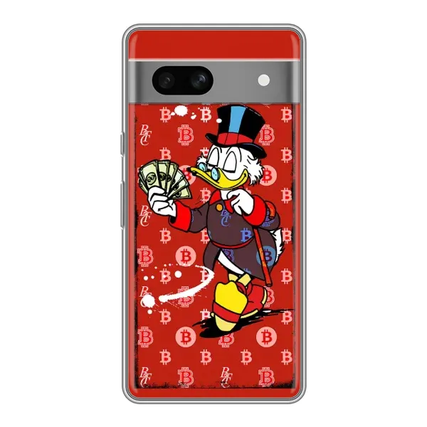 Чехол с принтом «Scrooge MagDag» для Google Pixel 7A