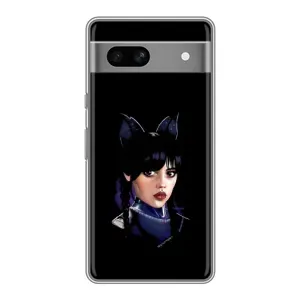 Чохли Венсдей на Google Pixel 7A Уенсдей (AlphaPrint)