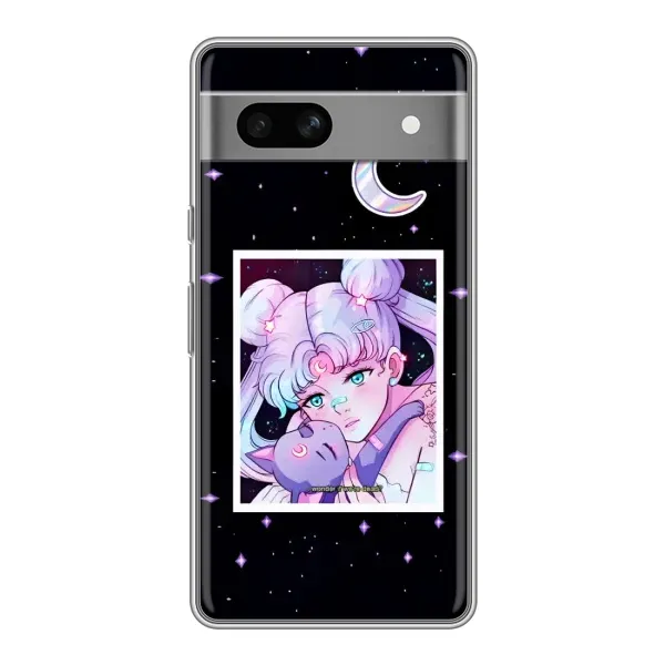 Чехол с принтом «Сейлор Мун» для Google Pixel 7A