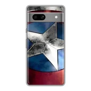 Чехол с принтом «Щит Капитана Америки» для Google Pixel 7A