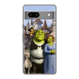 Чехол с мультфильмом Шрек на Google Pixel 7A