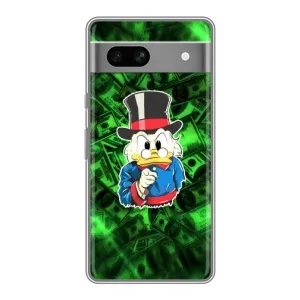 Чехол с принтом «Скрудж МакДак» для Google Pixel 7A