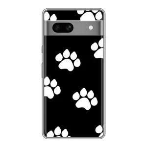 Чехол с принтом «Следы собаки» для Google Pixel 7A