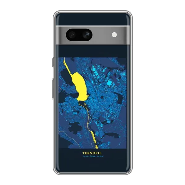 Чехол с принтом «Тернополь» для Google Pixel 7A