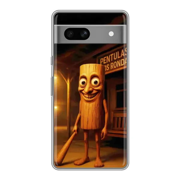 Чохол з принтом «Тунг тунг сахур» для Google Pixel 7A Чохол з принтом «Тунг тунг сахур» для Google Pixel 7A
