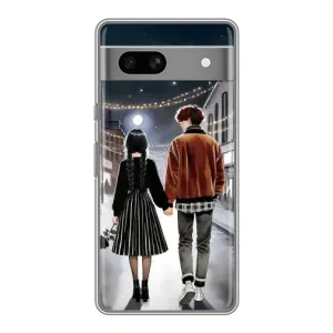 Чехол с принтом «Уэнздей и Тайлер» для Google Pixel 7A