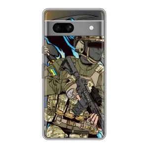 Чехлы с картинкой ЗСУ для Google Pixel 7A (AlphaPrint)