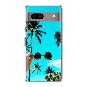 Силиконовый чехол с КАРТИНКАМИ лето для Google Pixel 7A (AlphaPrint)