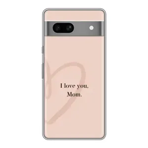 Чохол з принтом «Серце мамі» для Google Pixel 7A