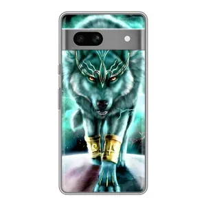 Защитные чехлы для Гугл Пиксель 7А (AlphaPrint) (ХИТ продаж) ВОЛК