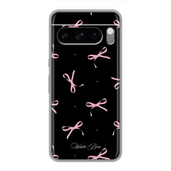 Чохол з принтом «Банти на чорному» для Google Pixel 8 Pro