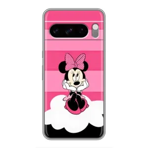 Эксклюзивный чехол для Google Pixel 8 Pro (AlphaPrint - Мультяшные) (Девочка Maus)