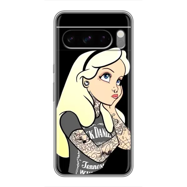 Чехол с принтом «Девочка в тату» для Google Pixel 8 Pro