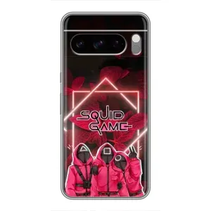Чохол Гра в кальмара для Google Pixel 8 Pro (Охоронці Гра кальмара)