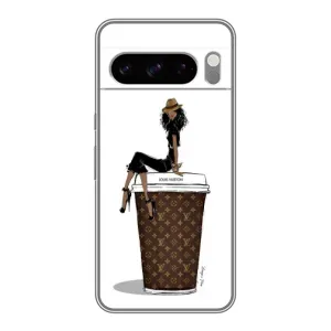 Чехлы Луи Витон для Google Pixel 8 Pro (AlphaPrint - LOUIS VUITTON) (кофе LOUIS VUITTON)