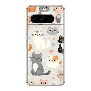 Чохол з принтом «Колаж котів» для Google Pixel 8 Pro