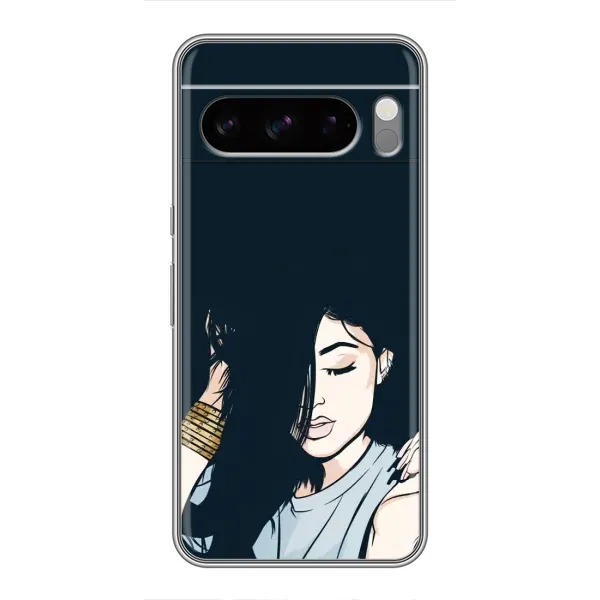 Чехол с принтом «Красивая девочка» для Google Pixel 8 Pro