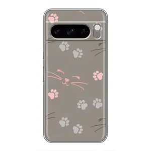 Чохол з принтом «Лапи і вуса» для Google Pixel 8 Pro
