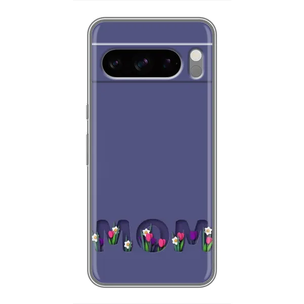 Чехол с принтом «Мама в цветах» для Google Pixel 8 Pro