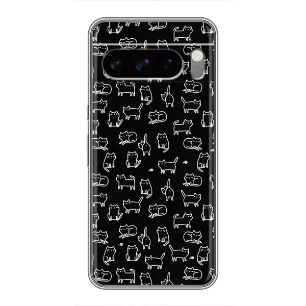 Чехол с принтом «Меленькие котики» для Google Pixel 8 Pro Чехол с принтом «Меленькие котики» для Google Pixel 8 Pro