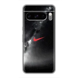 Чехол для Google Pixel 8 Pro - с принтом Найк (AlphaPrint) (Найк красный)