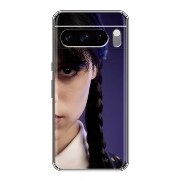 Чехол с принтом «Загадочный взгляд Уэнздей» для Google Pixel 8 Pro Чехол с принтом «Загадочный взгляд Уэнздей» для Google Pixel 8 Pro